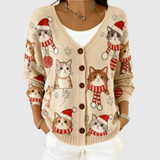 Coby | Comfortabele geknoopte gebreide cardigan