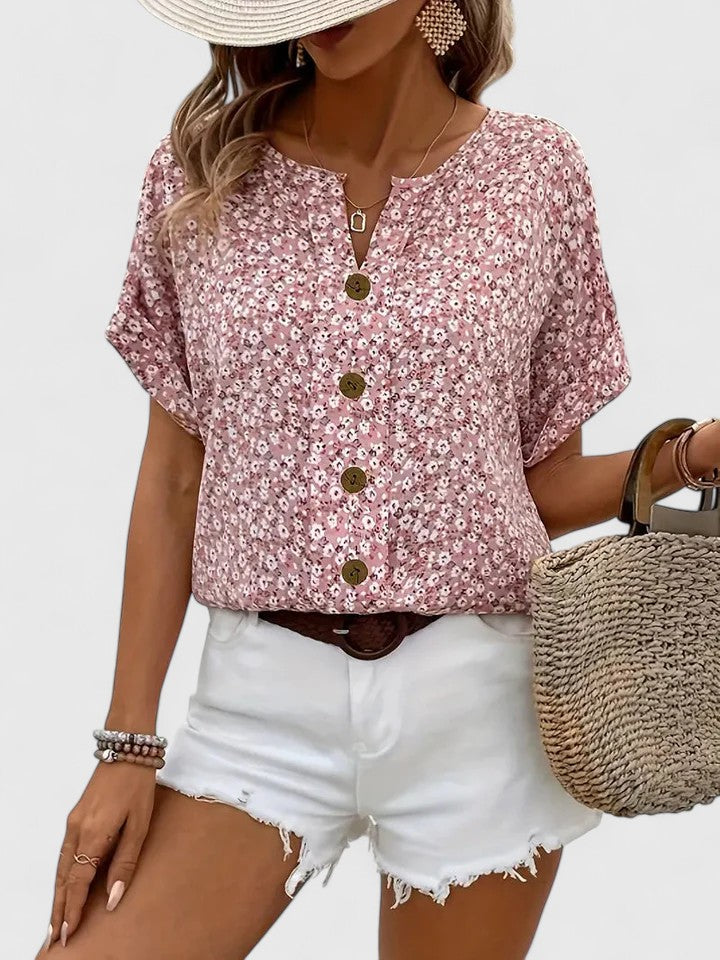 Lydia | Elegante Bloemen Top voor de Zomer