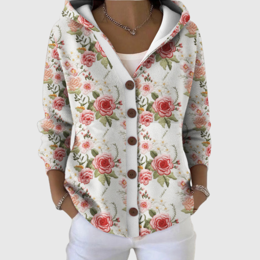 Ramona | Comfortabele gebreide cardigan met capuchon