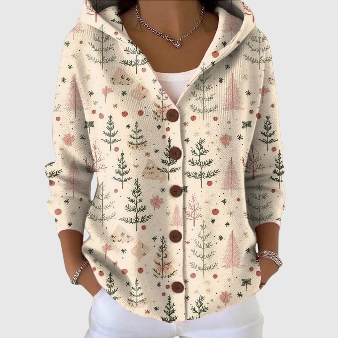 Wieke | Comfortabele gebreide cardigan met capuchon