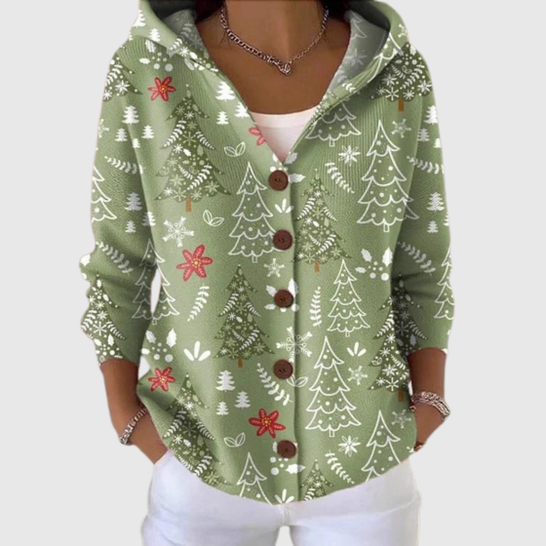Mirjam | Comfortabele gebreide cardigan met capuchon