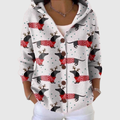 Simone | Comfortabele gebreide cardigan met capuchon