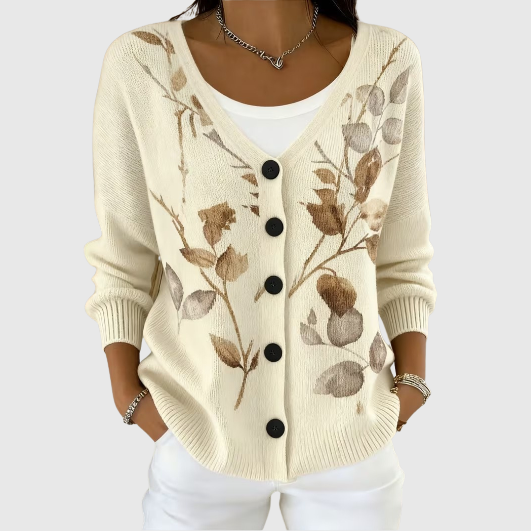 Rozemarijn | Comfortabele gebreide cardigan met knopen