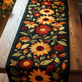 Quiltet bordløber - Efterårssolblomst