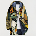 Floor | Jas met geometrisch kattenpatroon