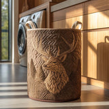 Vasketøjskurv med hjorte motiv NCU0QN047