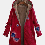 Bregje | Sherpa-jas met tribal patroon