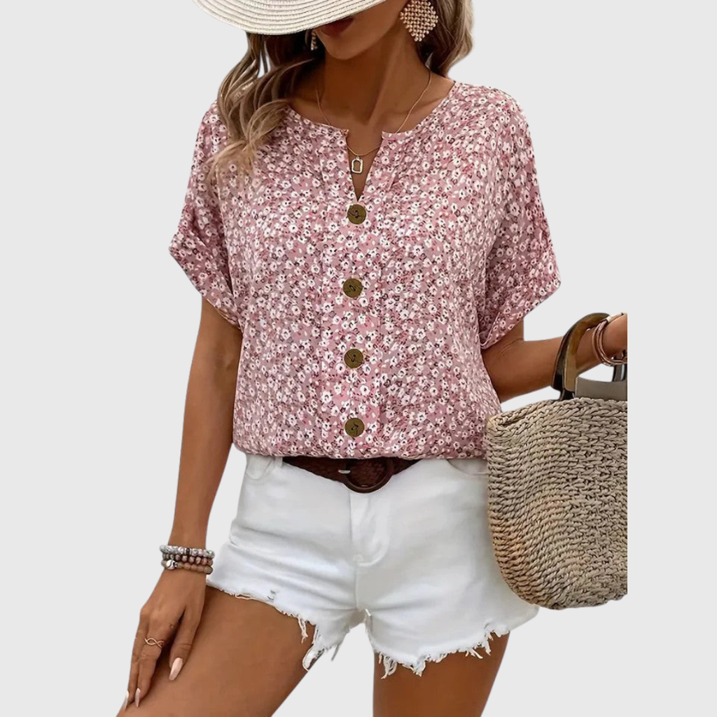 Lydia | Elegante Bloemen Top voor de Zomer