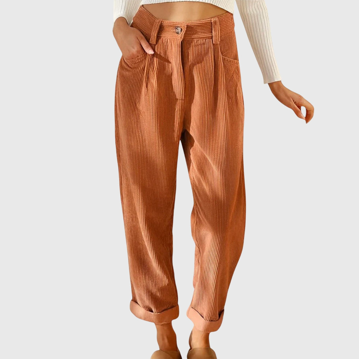 Truus | Moderne Corduroy Broek